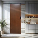 Porta de Madeira Celeiro Sobrepor 215x80cm Melamínica Mdf Ultra Mgm