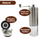 Moedor de Café Manual Granofino | Café Fresco e Saboroso em Segundos