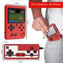 Mini Videogame Portátil com 400 Jogos Clássicos + Joystick