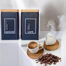 Lata Organizadora de Metal | Café e Açucar
