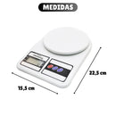 Balança de Cozinha Digital 10kg | Precisão Total para sua Dieta e Vida Saudável