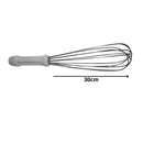 Batedor Fuê Profissional 30cm Inox | O Segredo para Massas Leves e Claras em Neve