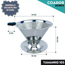 Coador Reutilizável EcoClean | Economia e Sustentabilidade em Cada Xícara