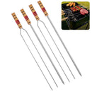 Espeto Churrasco MestreInox 65cm | Durabilidade e Versatilidade Reto e Duplo