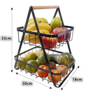 Fruteira Aramada Elegance | Organização e Charme para Sua Mesa