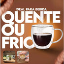 Xícara Parede Dupla Elegance | Bebidas Quentes e Frias na Medida Certa