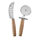 Kit Chef Pizza | Corte Preciso em Inox e Cabo de Madeira Clássico