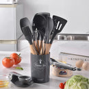 Kit Cozinha 12 Peças Silicone com Suporte