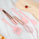 Kit Cozinha 12 Peças Silicone com Suporte
