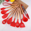 Kit Cozinha 12 Peças Silicone com Suporte