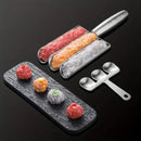 Modelador de Almôndegas Triplo Master Grill | Praticidade Gourmet em Aço Inoxidável
