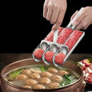 Modelador de Almôndegas Triplo Master Grill | Praticidade Gourmet em Aço Inoxidável