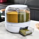 Organizador Rotatório Master 6 em 1 | Frescor e Praticidade para sua Cozinha