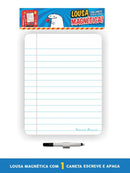 Planner Magnético Semanal | Lousa para Geladeira 19x25cm + Caneta