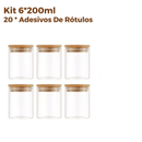 Potes de Vidro BambooFresh | Vedação Hermética e Cozinha Organizada