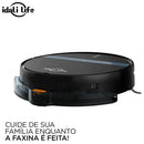 Robô Aspirador IDALI LIFE Smart 3 em 1 | Varre, Aspira e Passa Pano com Autonomia
