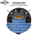 Robô Aspirador IDALI LIFE Smart 3 em 1 | Varre, Aspira e Passa Pano com Autonomia