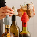 Rolha de Vinho Natal Mágica | Vedação Perfeita e Decoração Festiva | Compre 1 e Leve 2