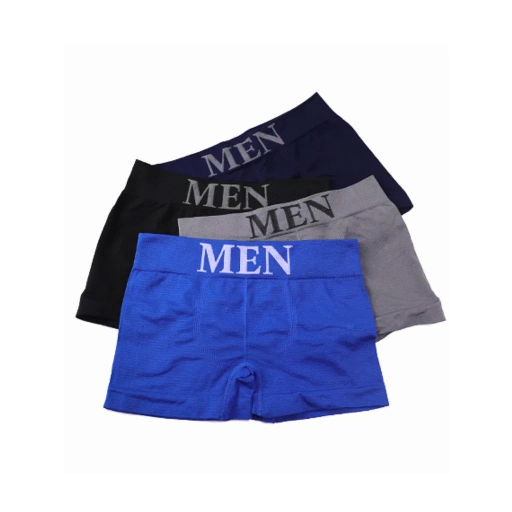 Kit com 10 Cuecas Boxer Masculinas de Microfibra Flat