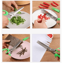 Tesoura de Cozinha Versátil 5 Lâminas