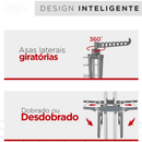 Varal 3 Andares SmartFlow | Organização Inteligente para Apartamentos