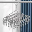 Varal de Inox Premium 40 Prendedores | Solução Inteligente para Peças Leves e Delicadas