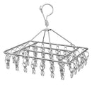 Varal de Inox Premium 40 Prendedores | Solução Inteligente para Peças Leves e Delicadas