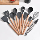 Kit Cozinha 12 Peças Silicone com Suporte